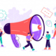 public-relations-affairs-marketing-team-work-with-huge-megaphone-alert-advertising-propaganda-speech-bubbles-social-media-promotion_126608-203